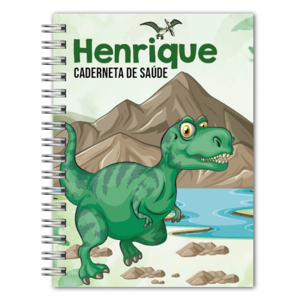 Caderneta de Saúde - Dinossauro