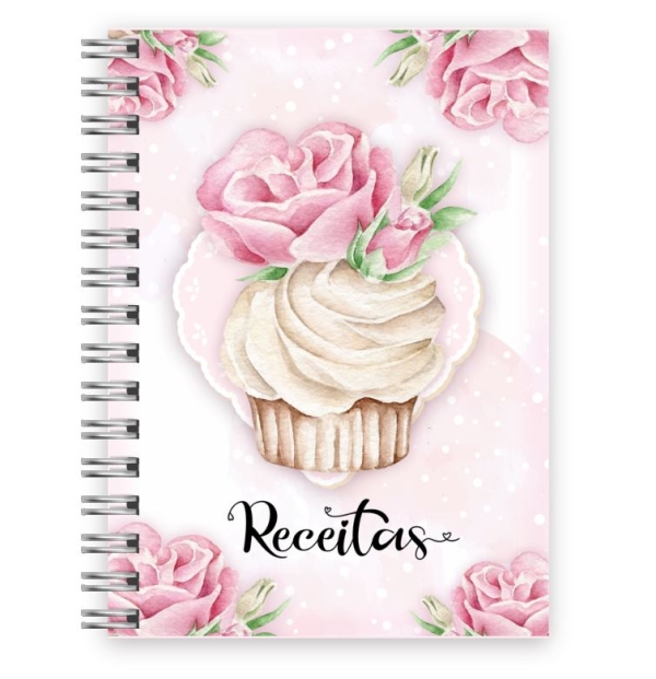 Caderno de Receitas - Cupcake