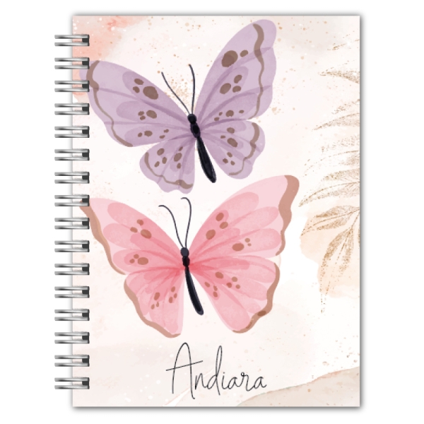 Caderno Abstrato - Borboletas
